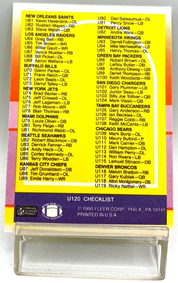 1990 Fleer Update Football Premiere Edition (9)