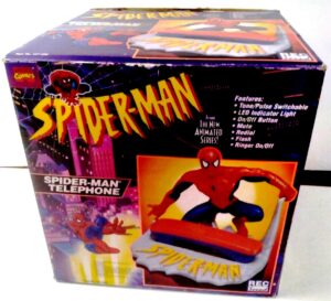 1994 Marvel Spider-Man Telephone (Phone, Box & Instructions Not Avail)
