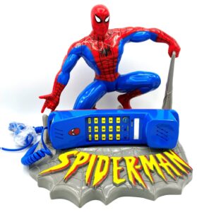 1994 Marvel Spider-Man Telephone & Telephone Base Set (8)