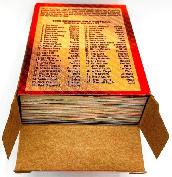 1995 TSC Members Only Football Set (10) 1995 TSC Members Only Football Set (10)