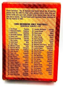 1995 TSC Members Only Football Set (7)