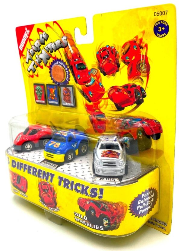 1997 Triple Trixsters Set #1 Penny Balanced Pull-Back Power (4)