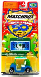 2001 Matchbox 50th BD South Carolina Golf Cart (1)