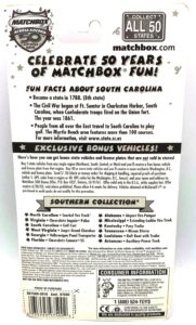 2001 Matchbox 50th BD South Carolina Golf Cart (6)