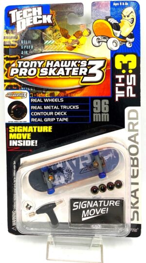Vintage TECH DECK and MATTEL WHEELS Collection Tony Hawk's Pro Skater 3 (w/Signature Moves! for Play Station 2) X CONCEPTS Collectibles "Rare-Vintage" (1999-2001)