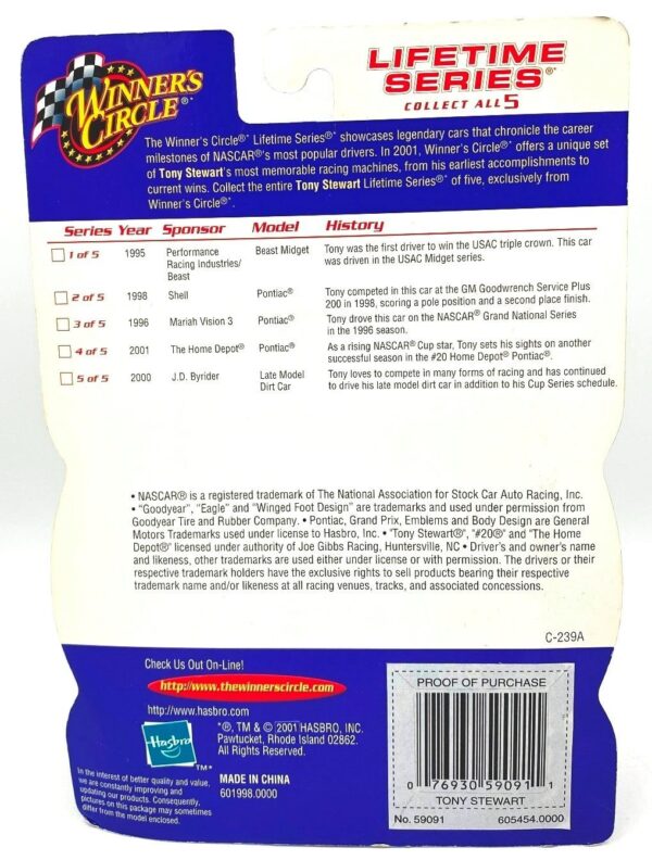 2001 WC Lifetime Series Home Depot #20 (5)