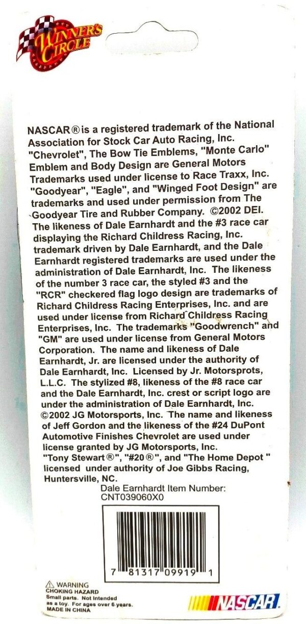 2002 Dale Earnhardt #3 Air Refreshner (13)