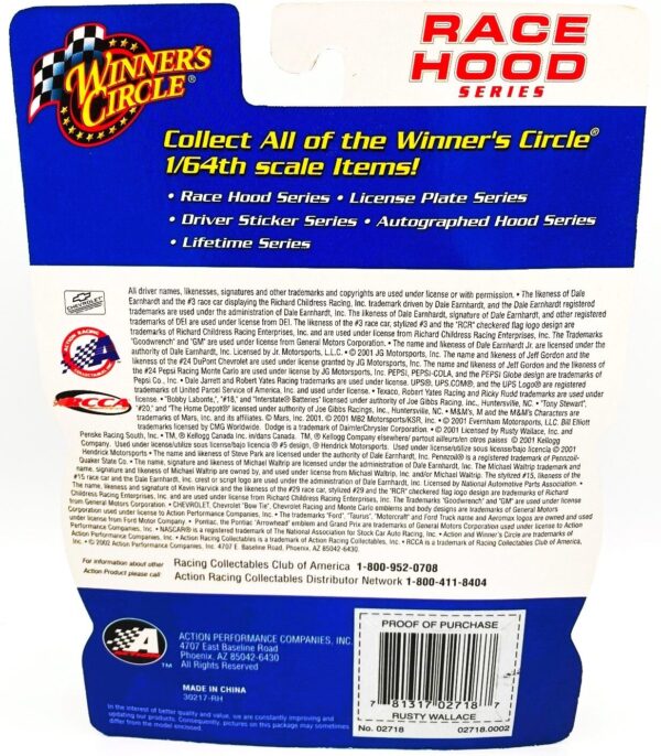 2002 W Circle Race Hood Series Rusty Wallace (5)