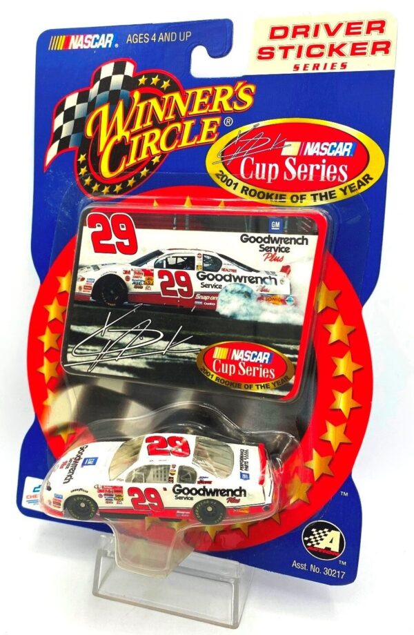 2002 WC Driver Sticker Nascar Cup Rookie #29 (4) 2002 WC Driver Sticker Nascar Cup Rookie #29 (4)
