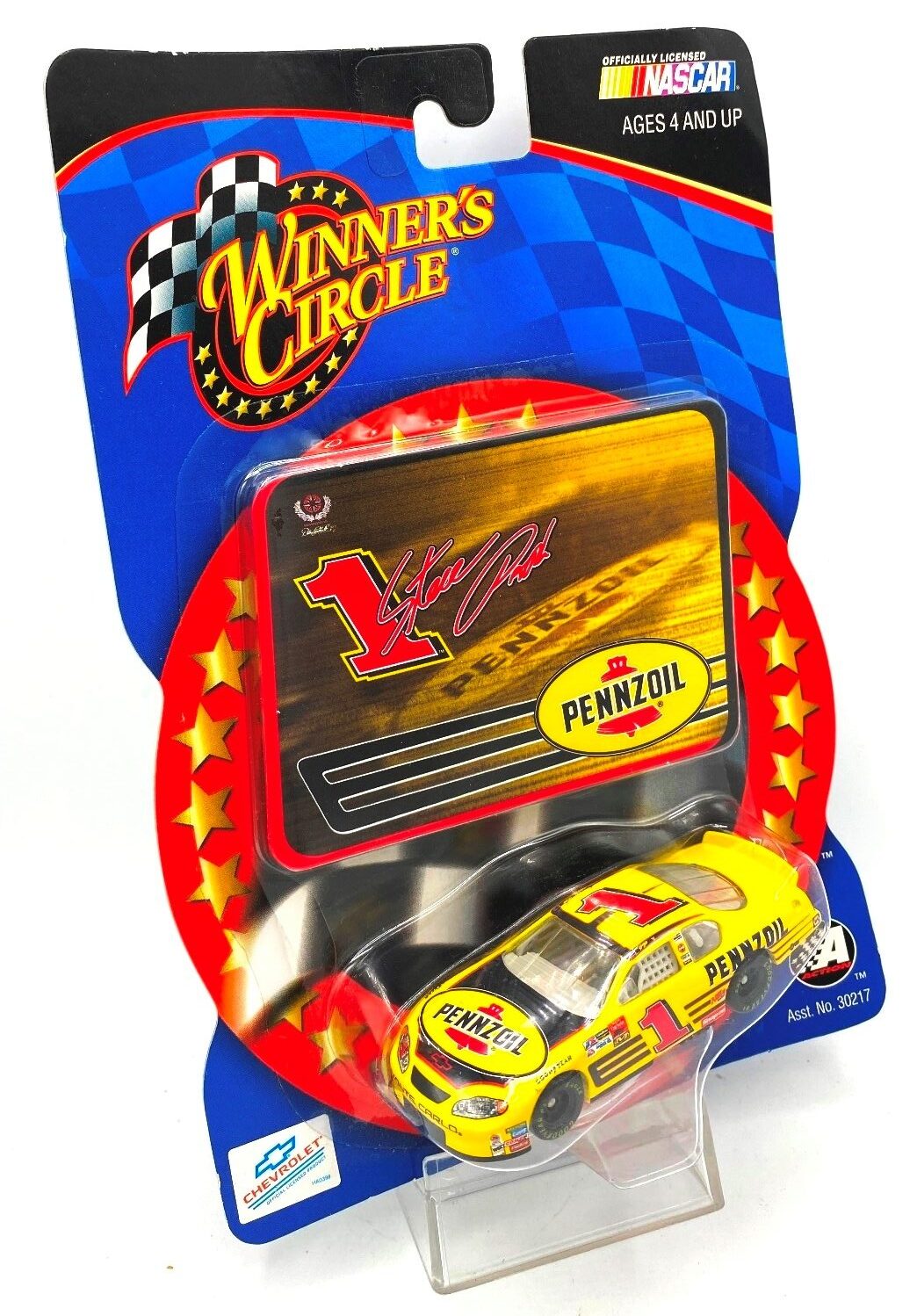 サイン入り  2002 24h ニュル 優勝車 1970 ミニカー PMA 2002 WC-Nascar Driver Sticker #1 Steve Park-Pennzoil Monte Carlo