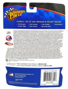 2002 WC Driver Sticker Steve Park Pennzoil #1 (5)