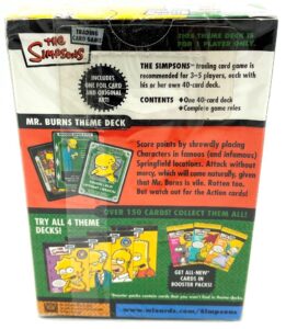 2003 The Simpsons Card Game (Mr. Burns Theme Deck) (5)
