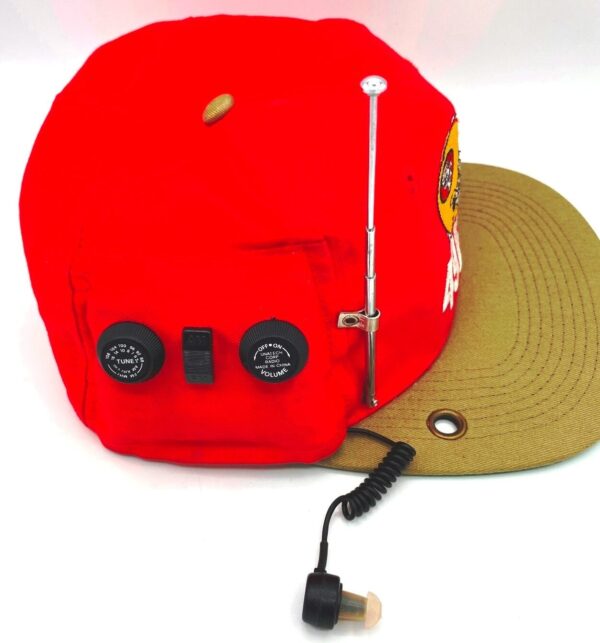 1989 SF 49ers Radio Cap AM-FM NFL Red & Gold (12) 1989 SF 49ers Radio Cap AM-FM NFL Red & Gold (12)