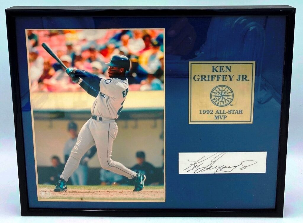 1992 Vintage Ken Griffey Jr Autographed 1992 All-Star MVP (1)