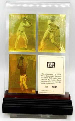 1993 Lime Rock Griffey Baseball Exclusive (Gold Hologram Set (5)