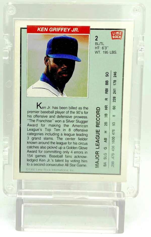 1993 Lime Rock Ken Jr Griffey MLB Exclusive (Gold Hologram) #2 (3)