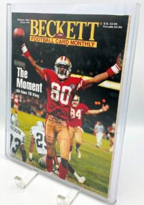 1994 Beckett NFL OCT Cover Issue #55 (Jerry Rice) (3)