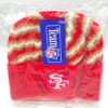 1994 SF 49ers Raised Cuff Knit Cap Red, Gold & White (2)