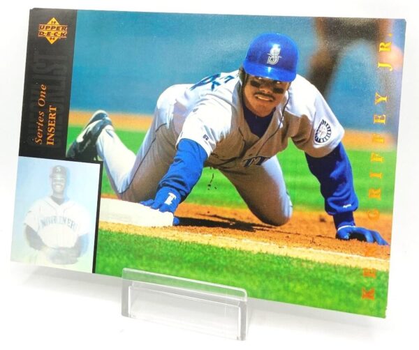 1994 UD Ken Griffey Jr Series One INSERT (5x7 Holo #CL4) (4) 1994 UD Ken Griffey Jr Series One INSERT (5x7 Holo #CL4) (4)