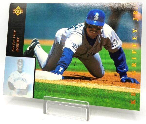 1994 UD Ken Griffey Jr Series One INSERT (5x7 Holo #CL4) (5) 1994 UD Ken Griffey Jr Series One INSERT (5x7 Holo #CL4) (5)