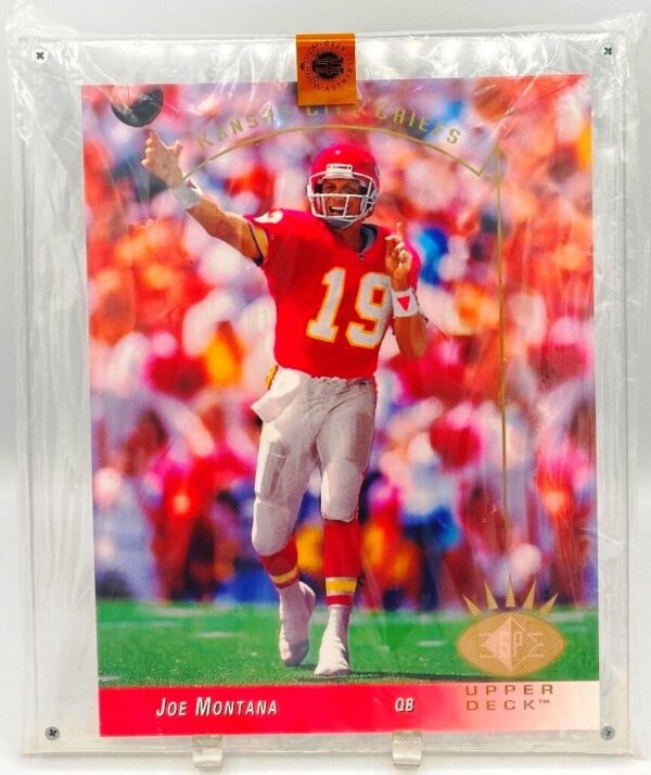 1994 Upper Deck Joe Montana Jumbo Limited Edition Card SP-122 (1) 1994 Upper Deck Joe Montana Jumbo Limited Edition Card SP-122 (1)