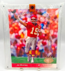 1994 Upper Deck Joe Montana Jumbo Limited Edition Card SP-122 (2)