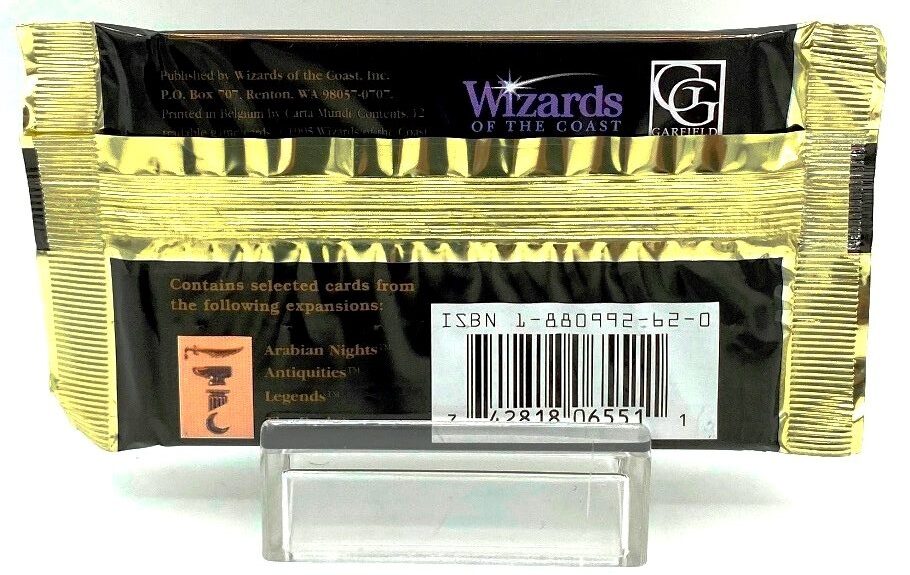 1995 Magic The Gathering Deck Master Chronicles Booster Pack Vintage  (12-Tradeable Game Cards-Per Pack) Sealed In The Original Factory Released  Package (Wizard Of The Coast) "Rare-Vintage" (1995) | Now And Then  Collectibles