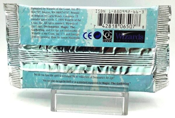 1995 Magic The Gathering Ice Age Booster Pack Pygmy Allosaurus (3) 1995 Magic The Gathering Ice Age Booster Pack Pygmy Allosaurus (3)