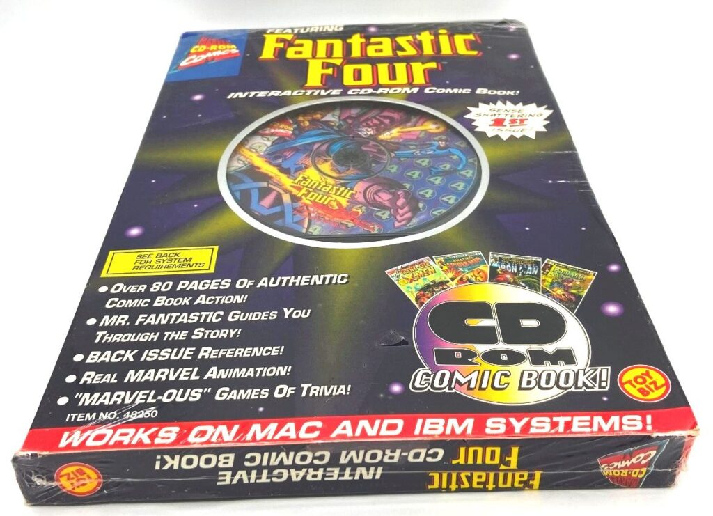 1995 Marvel Fantastic Four Interactive CD Comic Book 1st Issue (6)