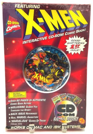Vintage Marvel CD-ROM COMICS 1st Issue! ("Featuring Interactive CD-ROM Comic Book!") Includes 80 Pages Of Authentic Comic Book Action!) Toy Biz “Rare-Vintage” (1995)