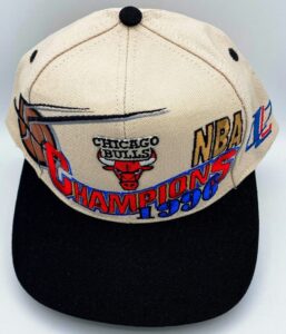 1996 Chicago Bulls NBA Champions Tan Cap (2)