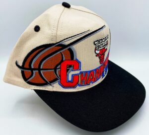 1996 Chicago Bulls NBA Champions Tan Cap (3)