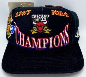 1997 Chicago Bulls NBA Champions Black Cap (1)