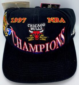 1997 Chicago Bulls NBA Champions Black Cap (2)