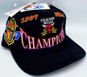 1997 Chicago Bulls NBA Champions Black Cap (3)