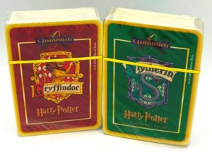 2000 Mattel Games Harry Potter Gryffindor & Slytherin Decks (2)