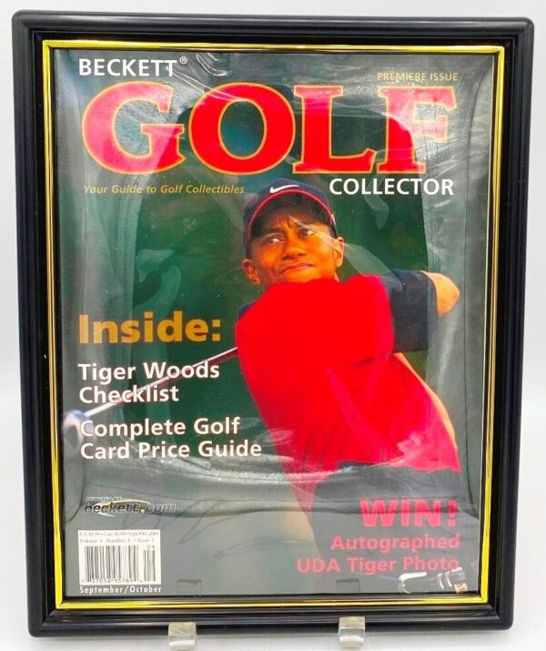 2001 Beckett Golf Premiere #1 Tiger Woods (1)
