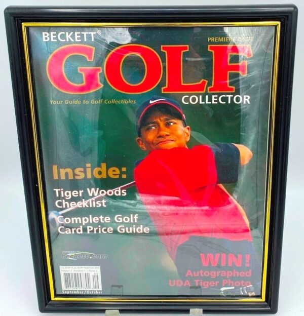 2001 Beckett Golf Premiere #1 Tiger Woods (2)