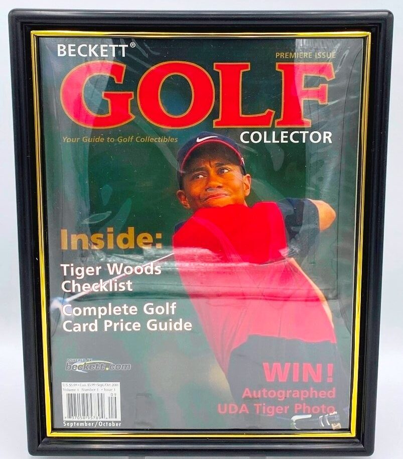 2001 Beckett Golf Premiere #1 Tiger Woods (3)
