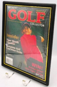2001 Beckett Golf Premiere #1 Tiger Woods (4)