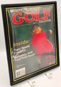 2001 Beckett Golf Premiere #1 Tiger Woods (5)