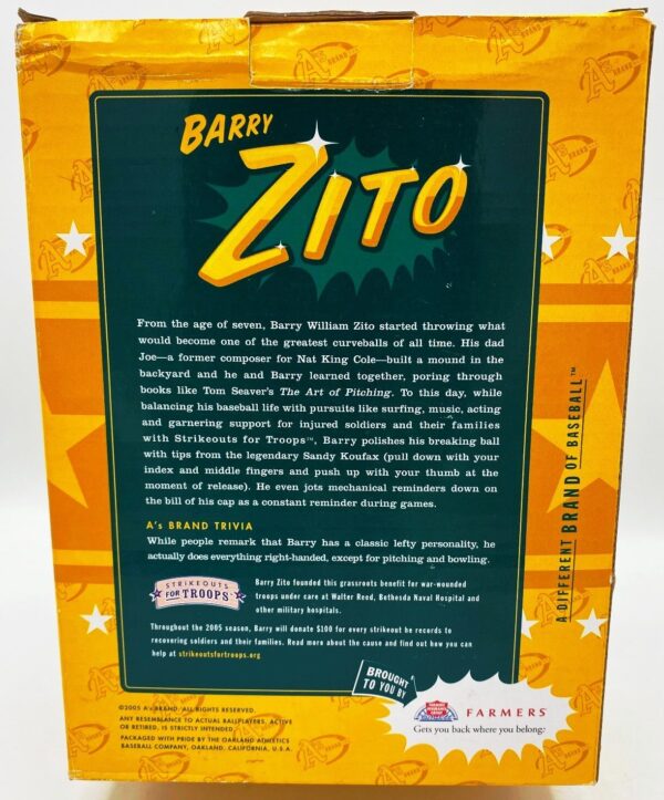 2005 A's Brand U. S. A. Barry Zito Limited Edition Figurine (5)