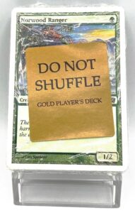 2005 Magic The Gathering Core Game Starter Deck Gold 9th Ed (3)