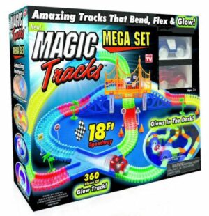 Vintage Magic Tracks Box Sets ("Serpentine Design") Collection Amazing Tracks That Glow In The Dark! Ontel Products "Rare"(2016)