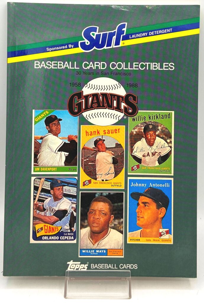 1988 Surf-Topps MLB SF GIANTS Cards (1)