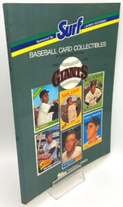 1988 Surf-Topps MLB SF GIANTS Cards (4)