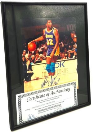 1992 Lakers Auto Magic Johnson #32 (5)