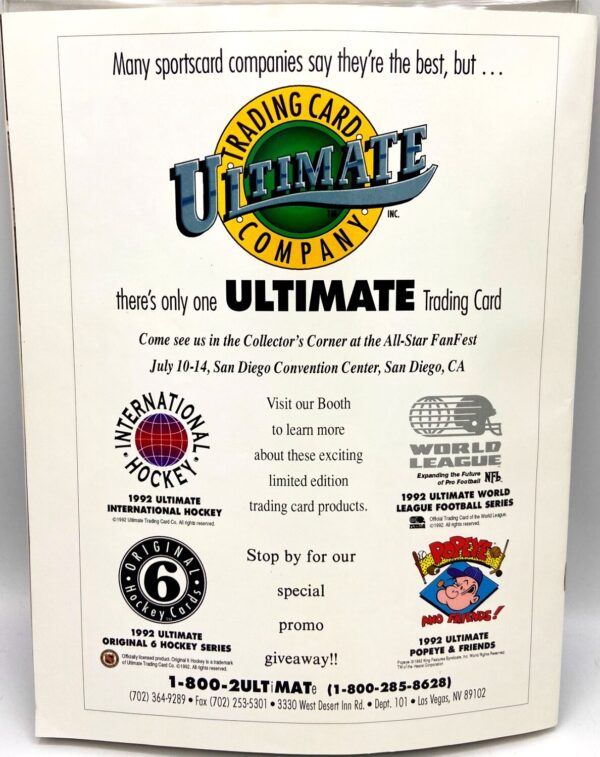 1992 Upper Deck All-Star Fanfest Issue (H)