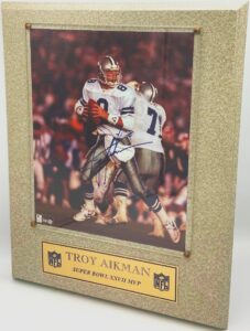 1993 XXVII MVP Cowboys Auto Troy Aikman (5)