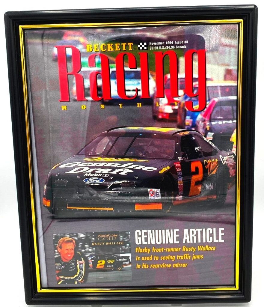 Vintage 1994 Beckett Racing Rusty Wallace (Genuine Article November ...